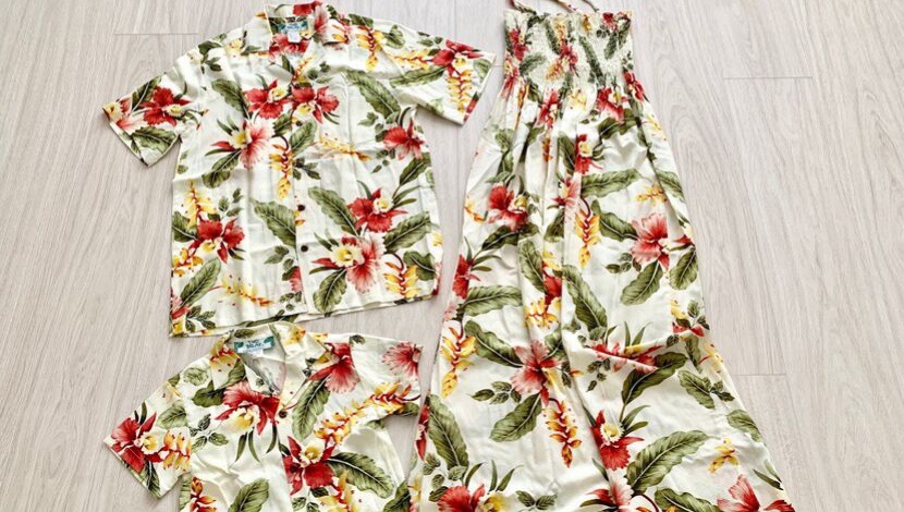 ハワイ挙式 家族分のアロハシャツ ムームーを日本で安くネット購入 サイズ選びのコツなど じろうまるの主婦ログ